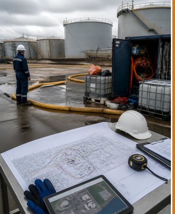 Разработка плана ликвидации разливов нефти в Гулькевичах